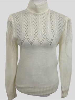 Vintage Erika 70’s/80’s Pointelle Sweater